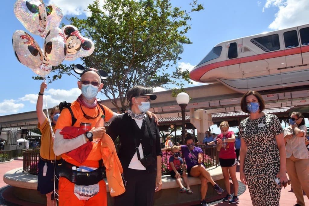 Don Muchow approaching Magic Kingdom Park