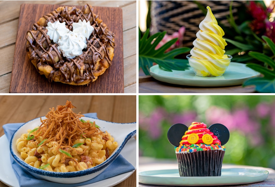 Collage of sweets offered at Disneyland Resort