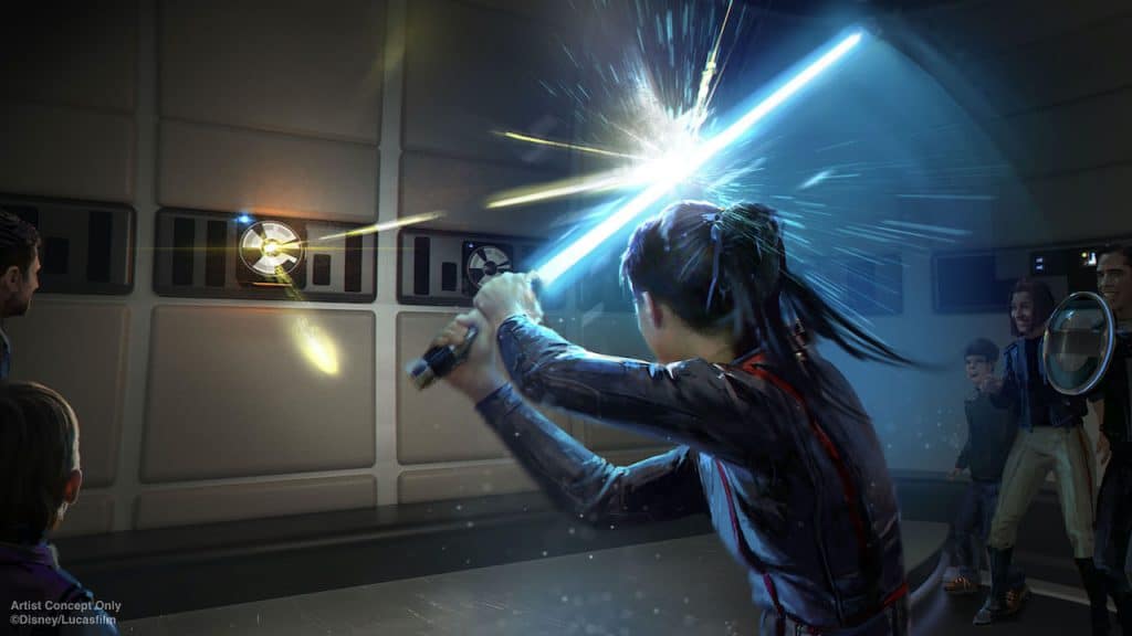 Star Wars Galactic Starcruiser Lightsaber Training