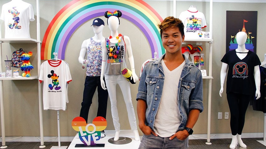 Brian Ng with the 2019 Rainbow Disney Collection