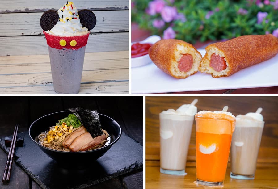 Mickey Shake Corndog Pork Ramen Beer Float