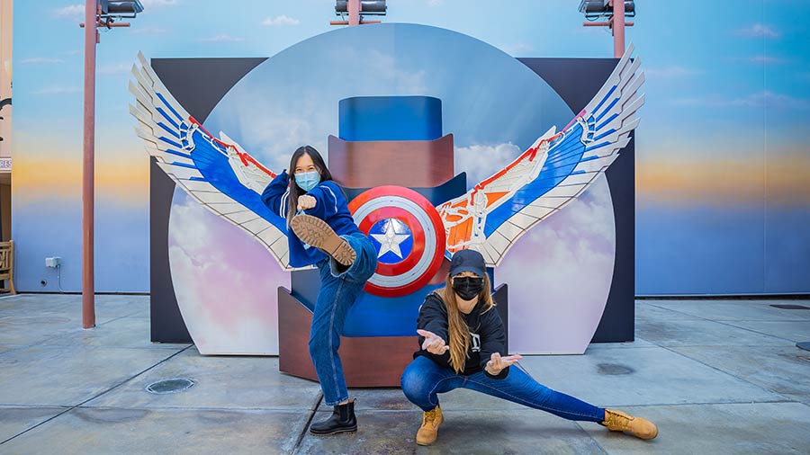 “The Falcon and the Winter Soldier” backdrop