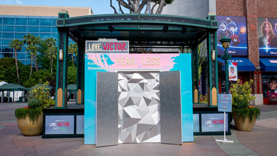 ‘Love, Victor’ photo opportunity at Downtown Disney at the Disneyland Resort