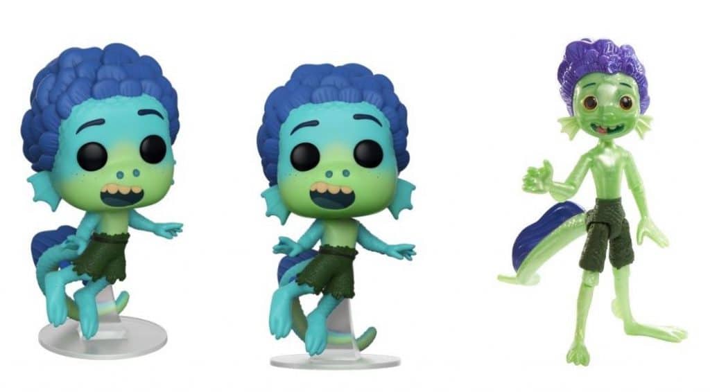 425 vinyl Funko Pop Figure and Disney and Pixars Luca Action Figure by Mattel