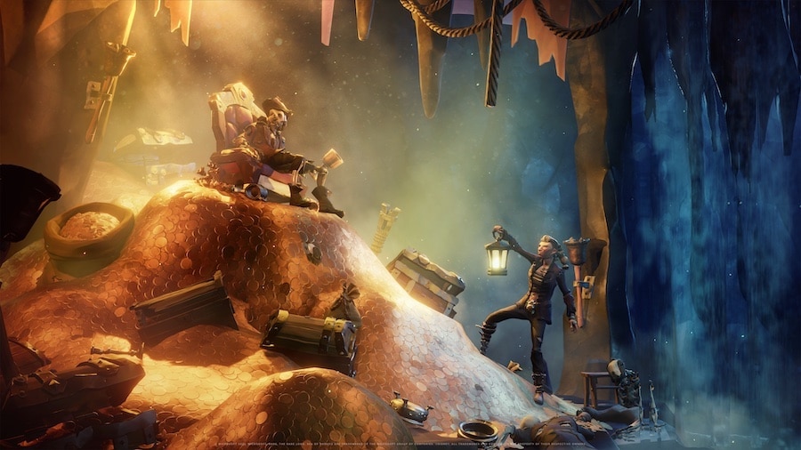 Screen shot from the new "Sea of Thieves: A Pirate’s Life" game