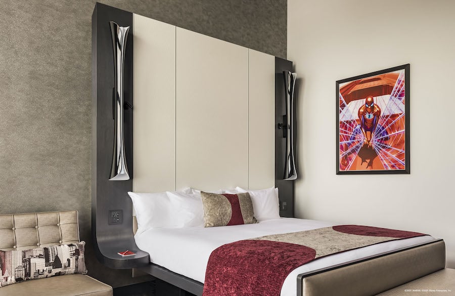 Room at Disneys Hotel New York The Art of Marvel