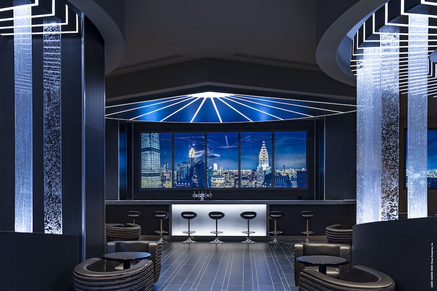 Skyline Bar at Disneys Hotel New York The Art of Marvel