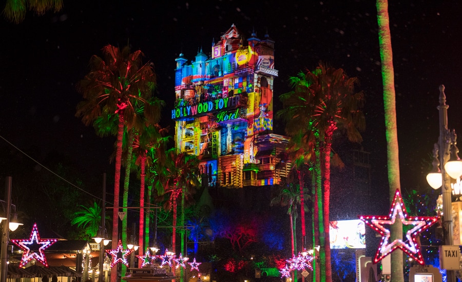 Sunset Seasons Greetings at Disney's Hollywood Studios