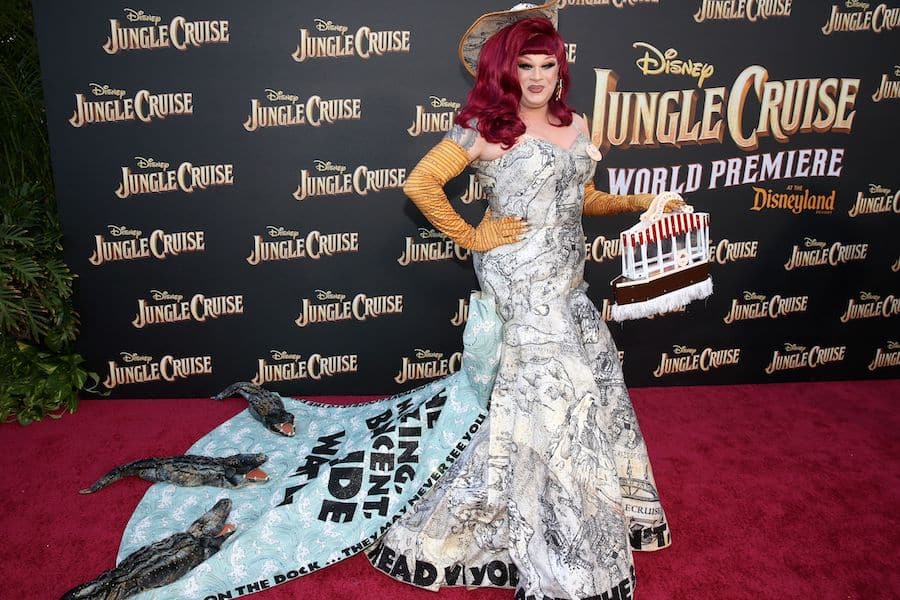 Nina West at the World Premiere Of Disney's "Jungle Cruise" at Disneyland Park