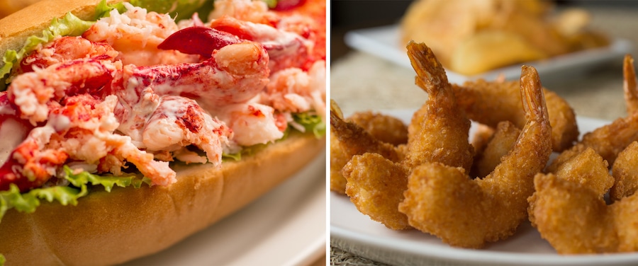 Food items from Columbia Harbour House at Magic Kingdom Park