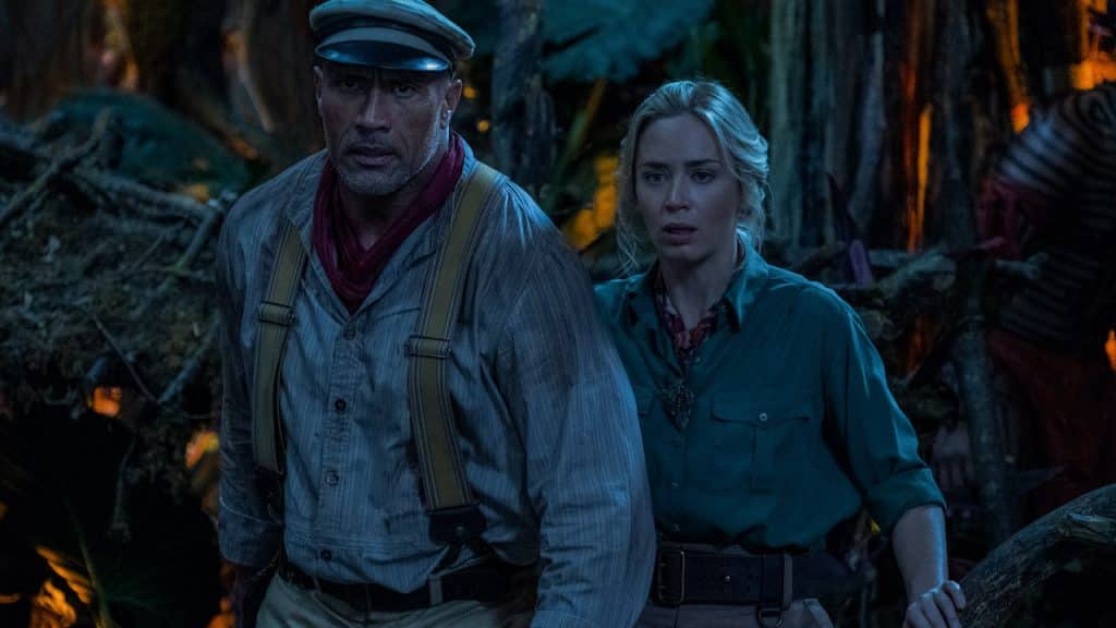 Dwayne Johnson is Frank Wolff and Emily Blunt is Lily Houghton in Disney’s "Jungle Cruise"