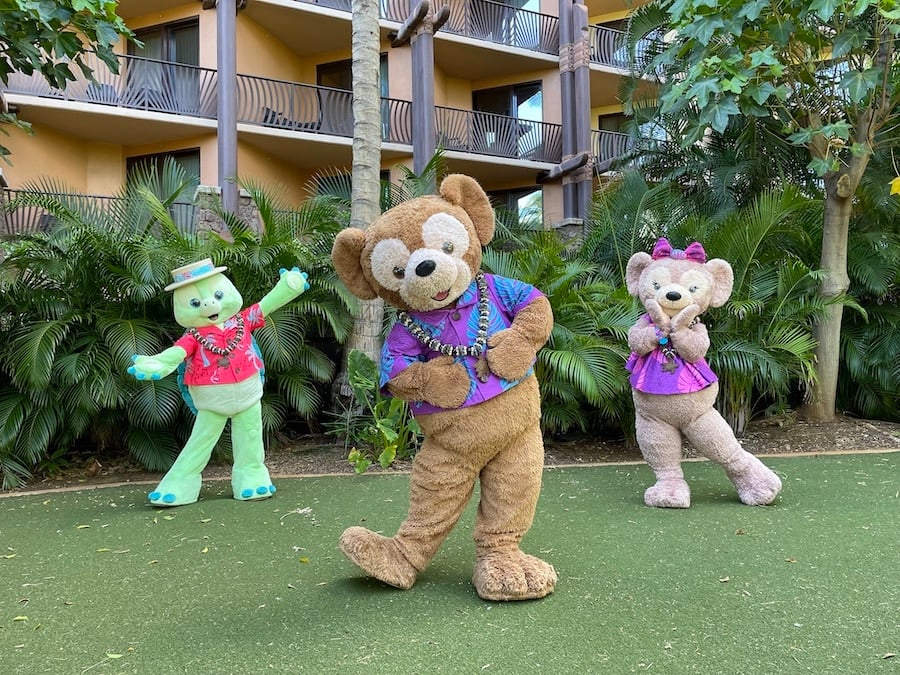 Duffy and friends at Aulani