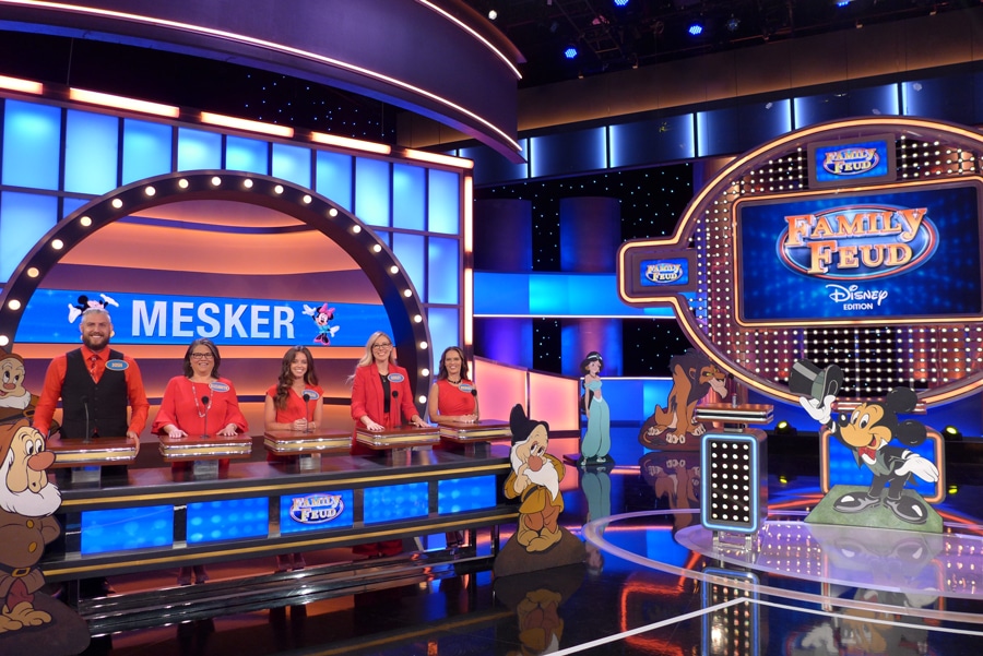 | The Main Street Mouse Disney Edition of Family Feud Mesker Family