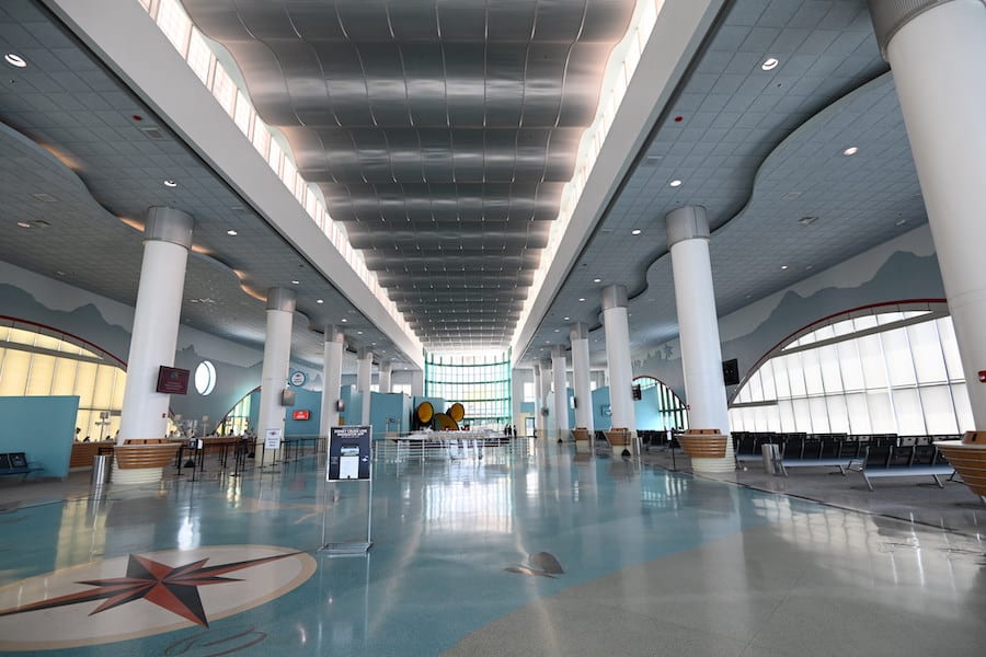 Newly enhanced Disney Cruise Line terminal at Port Canaveral