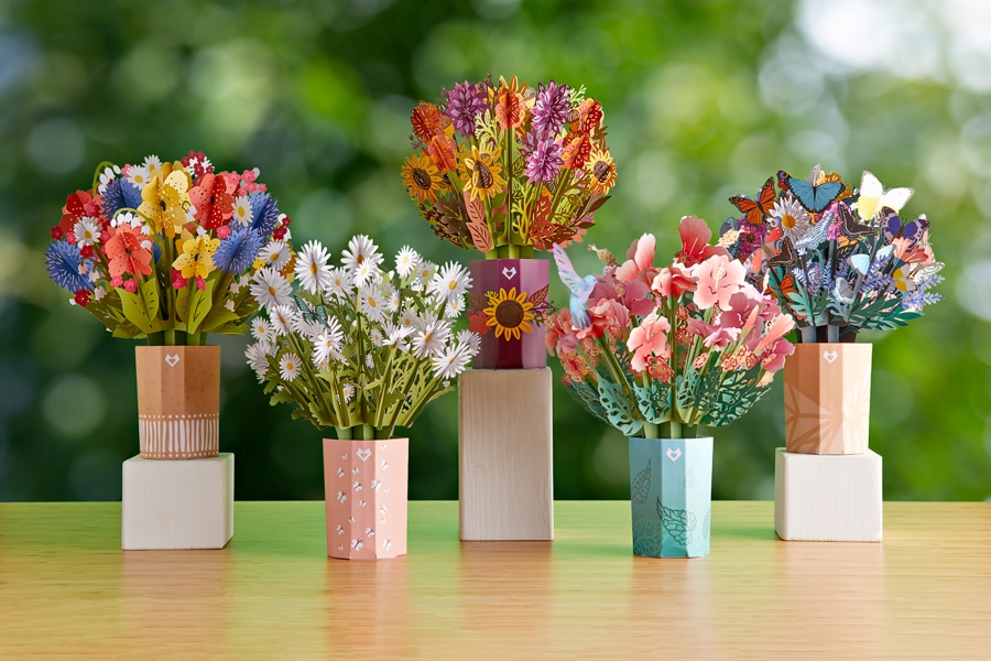 Lovepop paper flowers
