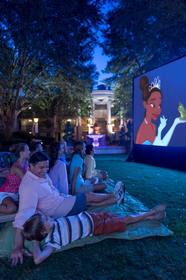 Movies Under the Stars at Walt Disney World Resorts "The Princess and the Frog"