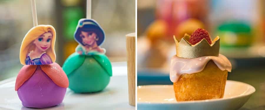 Princess-themed treats from Disney Princess Breakfast Adventures at Napa Rose