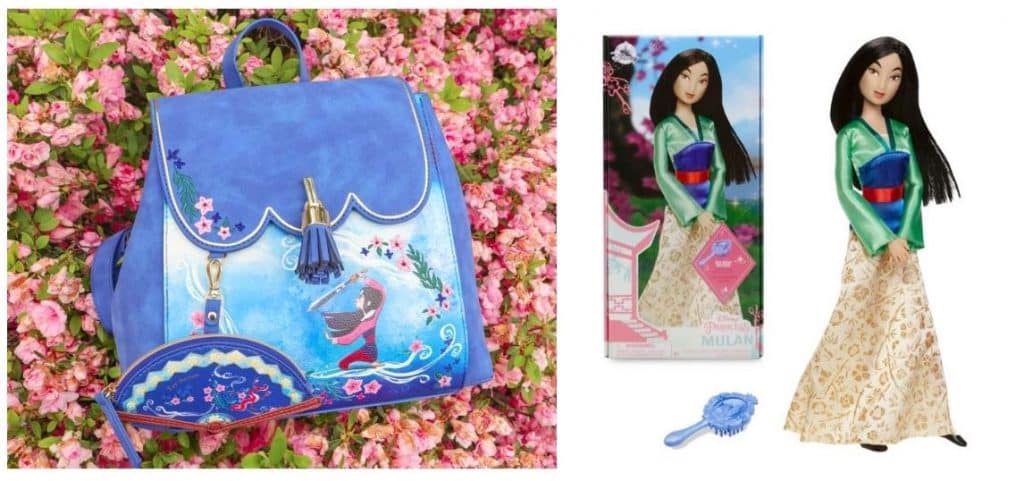 Danielle Nicole Disney Mulan For Honor Mini Backpack and the Mulan Classic Doll