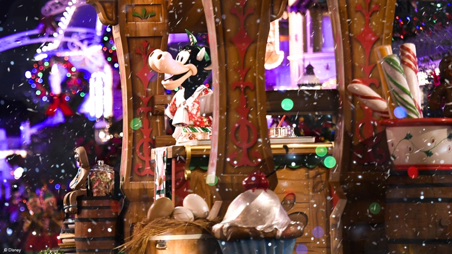 Clarabelle Cow in Once Upon a Christmastime Parade
