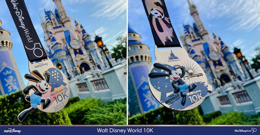2022 Walt Disney World Marathon 10k Finisher Medal