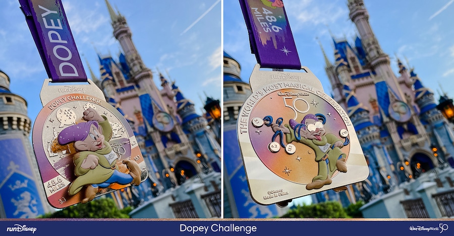 2022 Walt Disney World Marathon Dopey Challenge Finisher Medal
