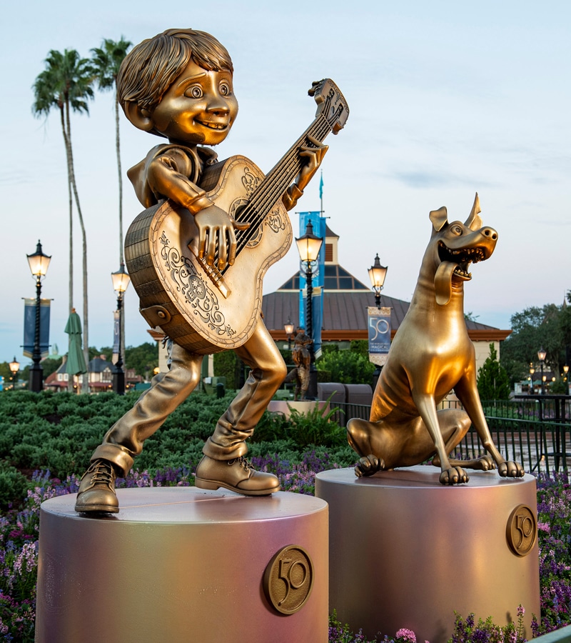| The Main Street Mouse Miguel and Dante at Epcot Are Two of the disney Fab 50 Character Collection Appearing in All Four Walt Disney World Resort Theme Parks