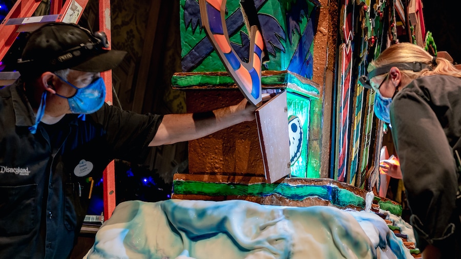Haunted Mansion Holiday Gingerbread House at Disneyland Park