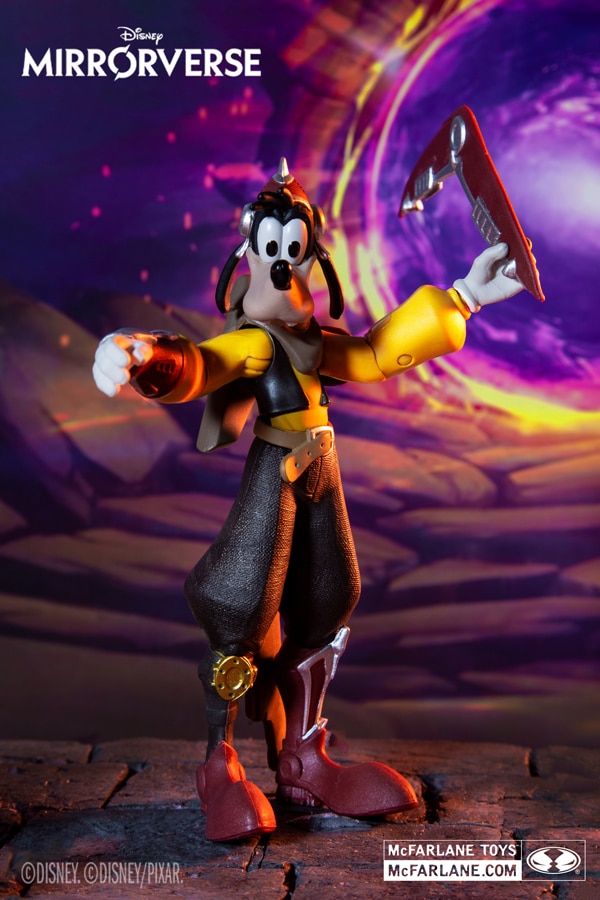 Disney Mirrorverse McFarlane Toys Figures Revealed Goofy visit mcfarlanecom