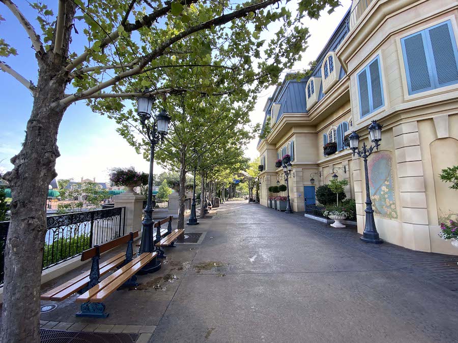 New area of the France pavilion at EPCOT