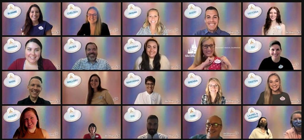 Professional Services cast members with new nametags