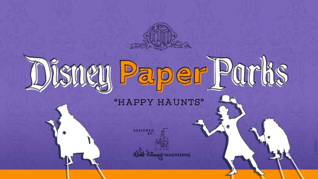 Disney Paper Parks: Happy Haunts Edition graphic