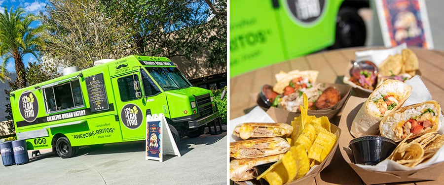 Featured visiting food truck Cilantro Urban Eatery at Disney Springs celebrates Latin Street Food