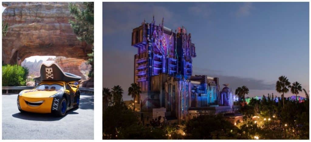 Halloween Family friendly Makeover in Cars Land and Guardians of the Galaxy Monsters After Dark at Disney California Adventure Park