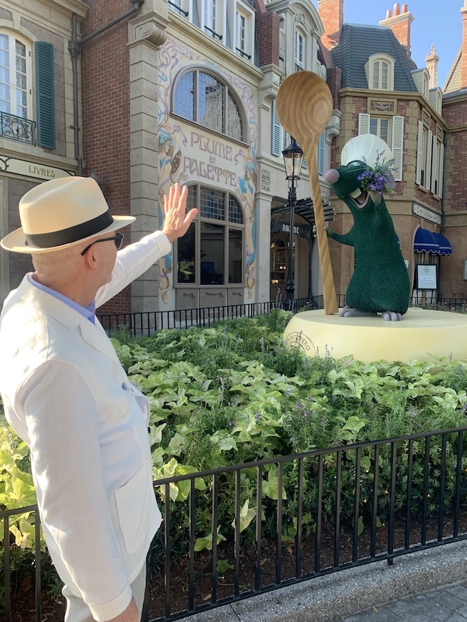 Chef Bill Yosses in the France pavilion at EPCOT