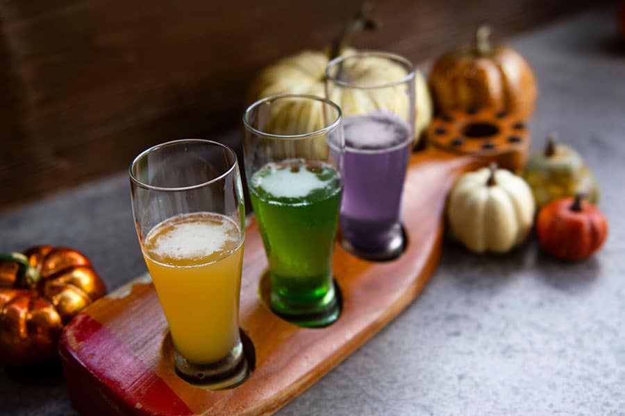 Fall foodie guide Disney Springs 2021 cocktail flight