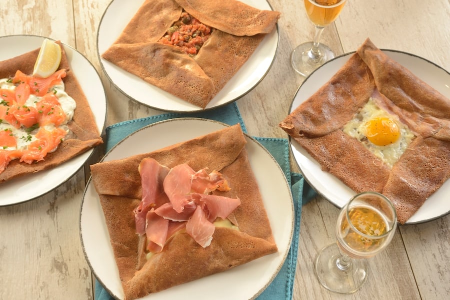 Offerings from La Crêperie de Paris