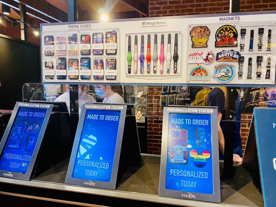 Personalized gifts options from D Tech on Demand at Disney Springs