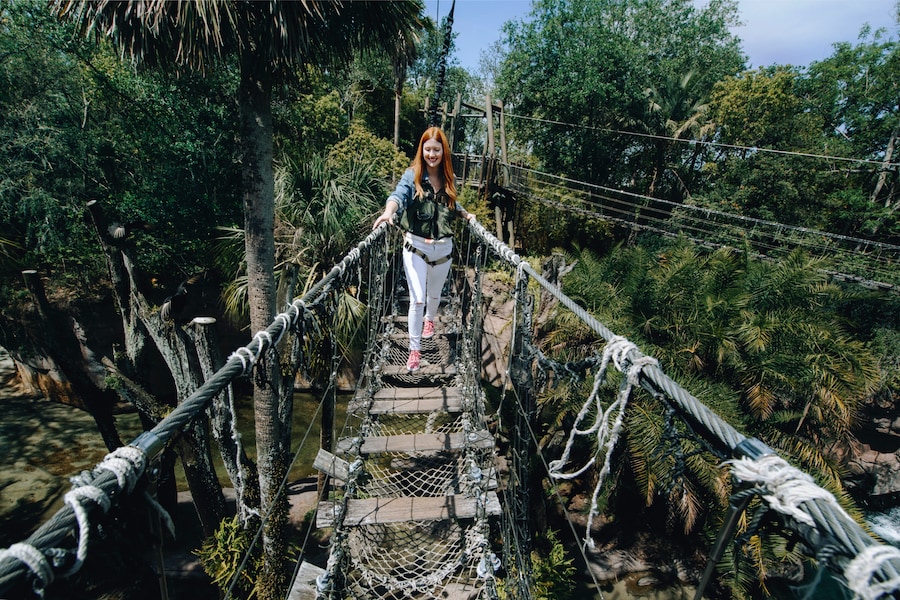 Guest on the Wild Africa Trek tour at Disney's Animal Kingdom