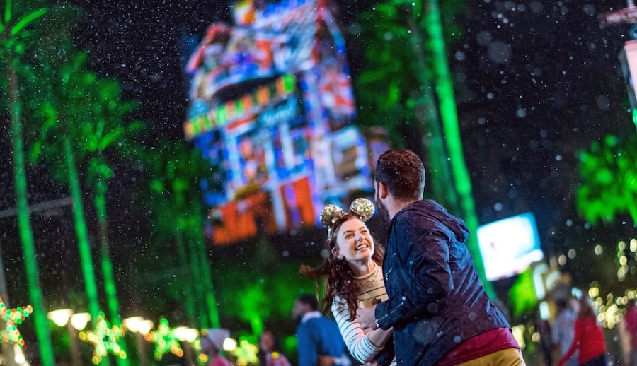 Holiday decor at Disney's Hollywood Studios