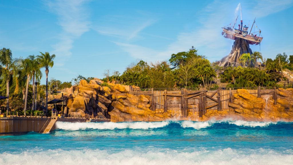 Disney's Typhoon Lagoon Water Park wave pool