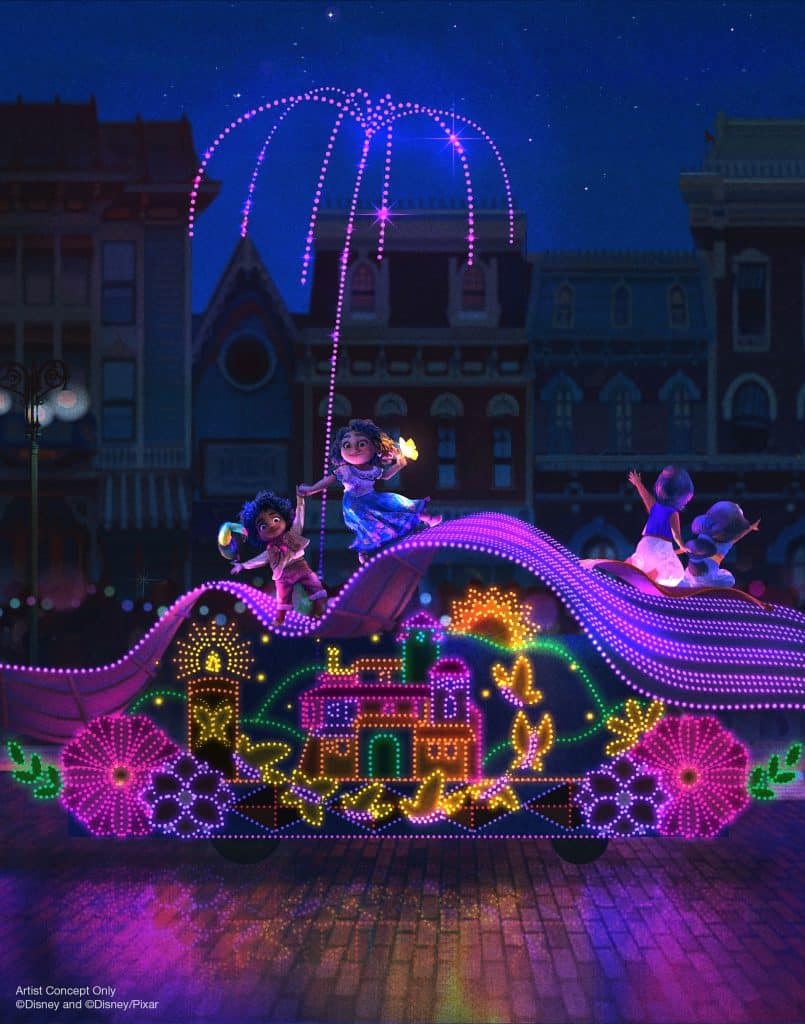 New Encanto inspired float for the Main Street Electrical Parade coming to Disneyland park