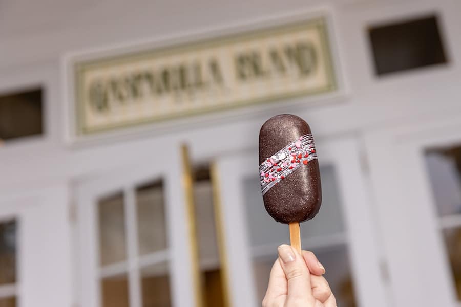 Valentines Day Chocolate Cherry Blondie Pop from Gasparilla Island Grill
