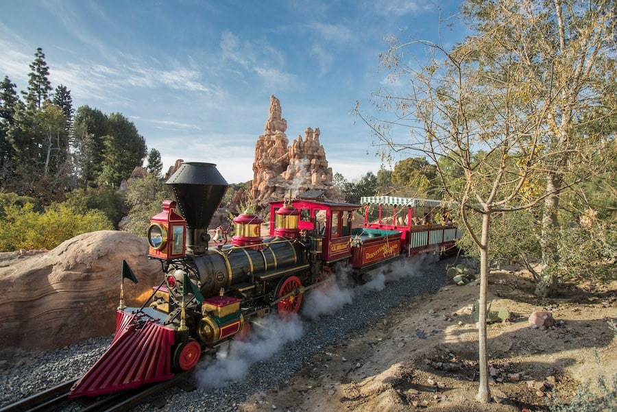 Disneyland Railroad in Frontierland