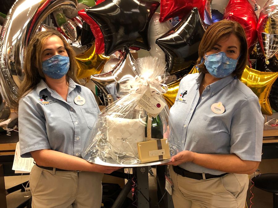 Two Disney Floral Event cast members