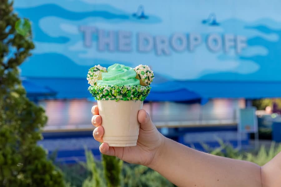 Good Luck Charm Vodka and Irish cream liqueur blended with vanilla ice cream topped with fresh whipped cream and cookie ears