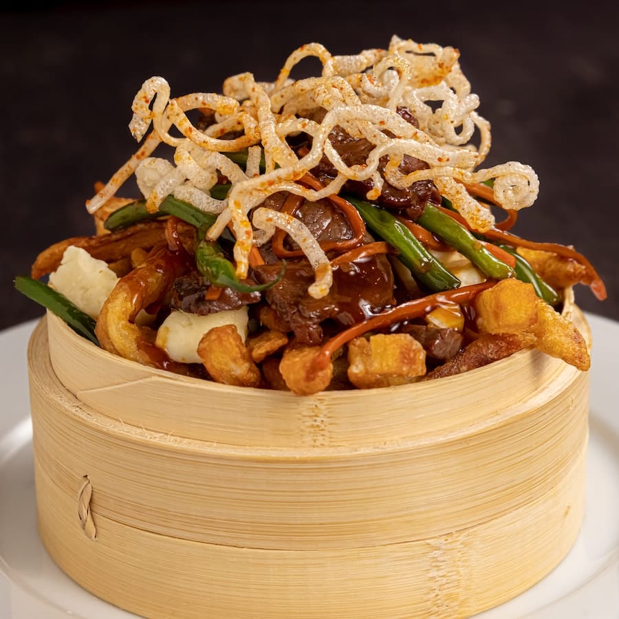 Beef Stir Fry Poutine