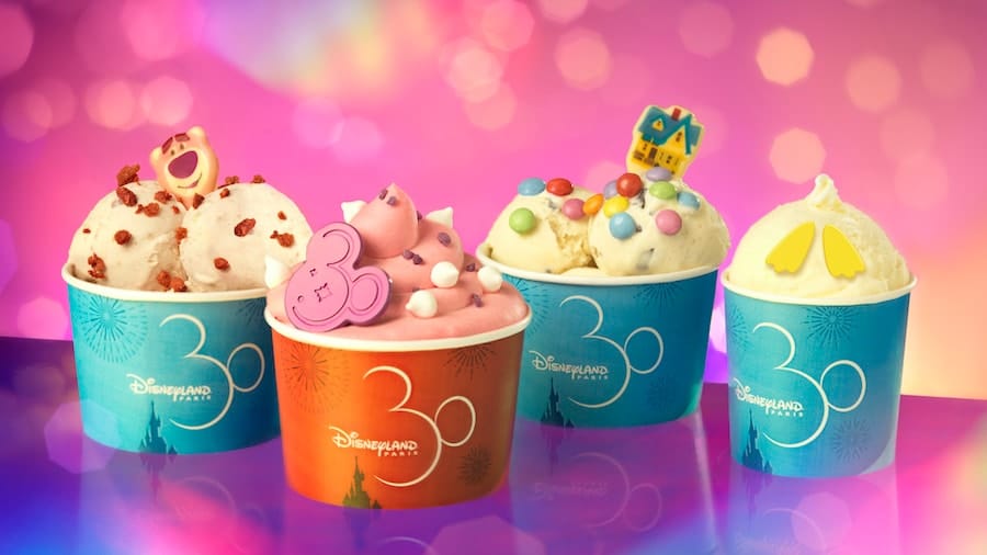 Character inspired Ice Cream at Disneyland Paris