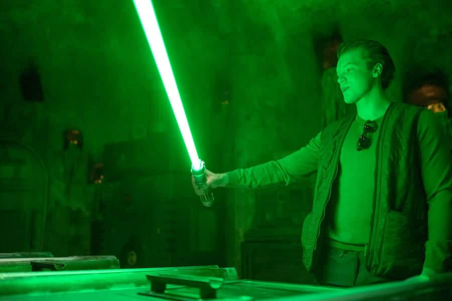 Cameron Monaghan at Savis Workshop Handbuilt Lightsabers