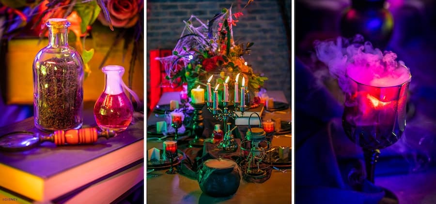 Various Hocus Pocus inspired décor