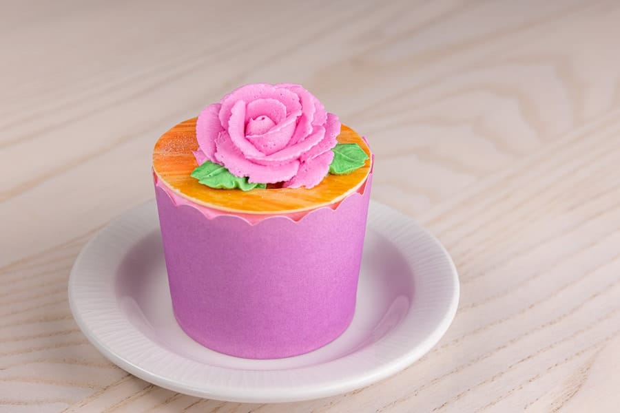 Strawberry Rose Cupcake from Centertown Market and Spyglass Grill